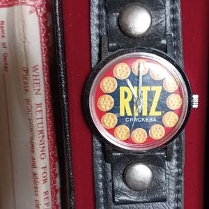Vintage 1960s Ritz Cracker Continental Promotional Wristwatch